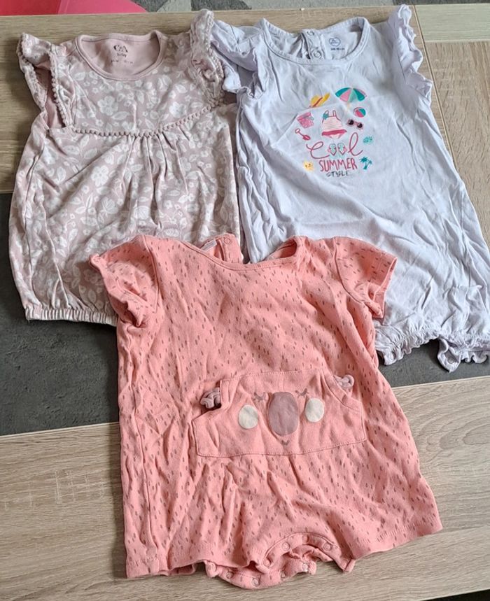 Lot de 3 pyjashorts fille