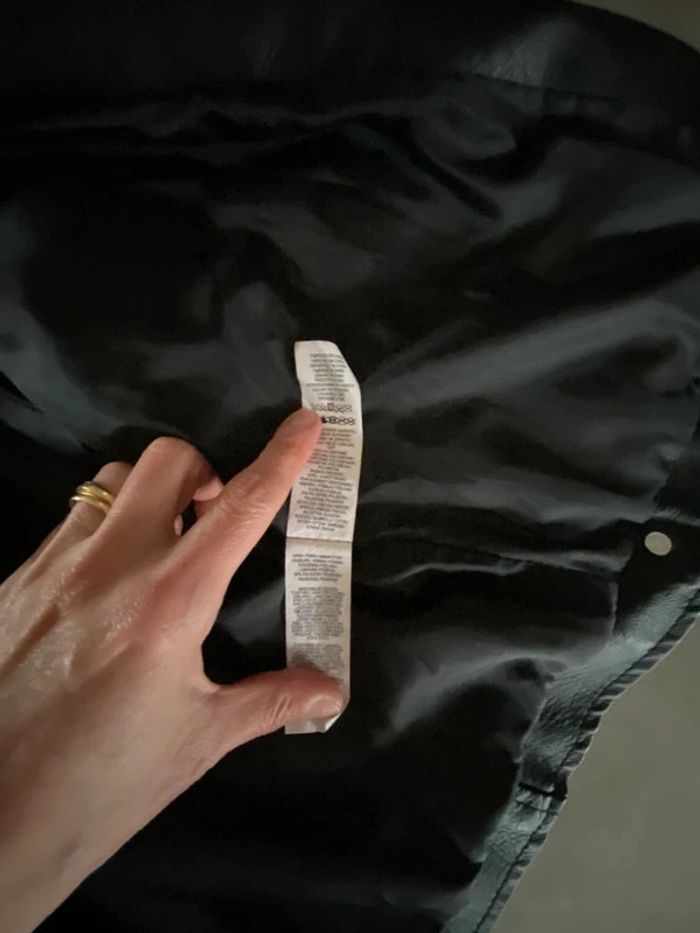 Perfecto noir en simili cuir Primark taille 32 - photo numéro 13