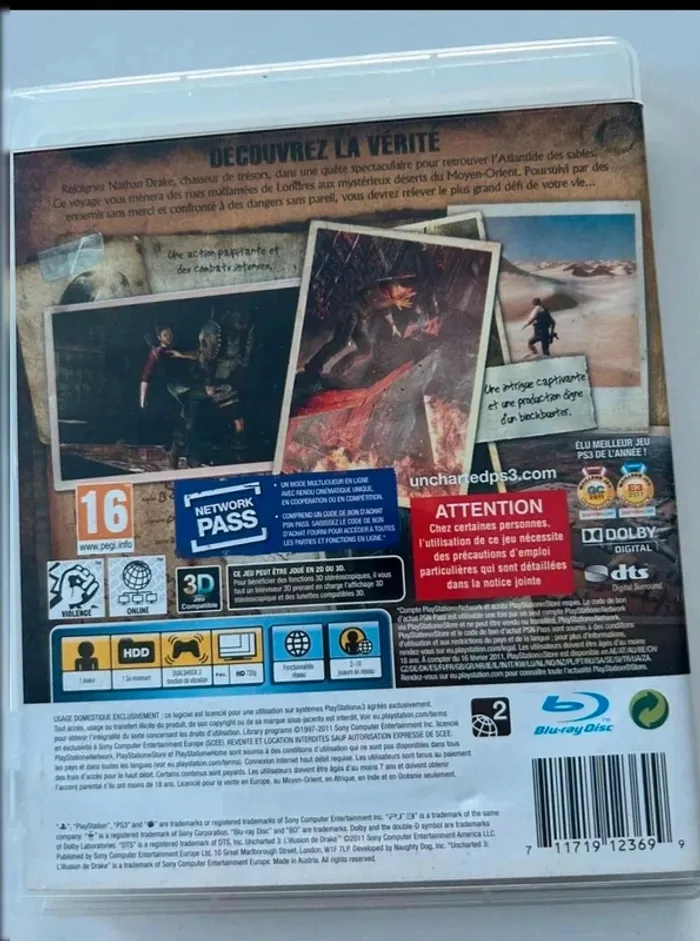 Uncharted  2 et 3  PlayStation  3 - photo numéro 6