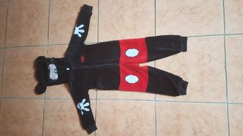 Pyjama Combinaison Mickey 3 ans noir et rouge Disney