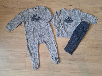 Lot pyjamas garçon jurassic world 36 mois