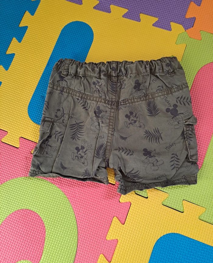 Ensemble t-shirt manches courtes short Mickey, Disney baby, taille 12 mois (74 cm) - photo numéro 7