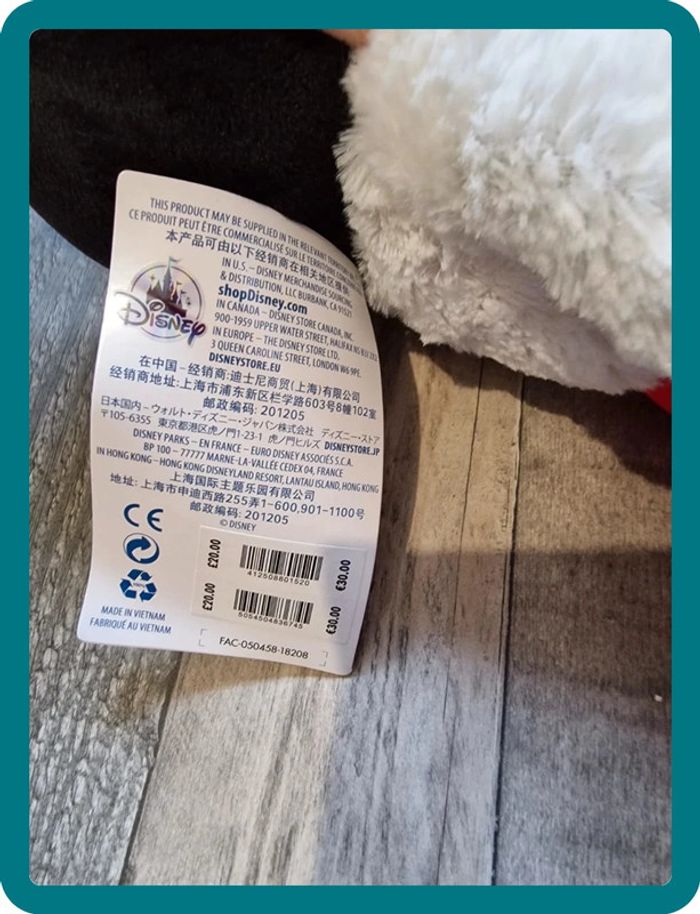 Peluche Noël Minnie - photo numéro 4