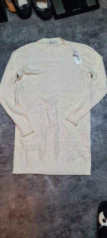Pull long beige