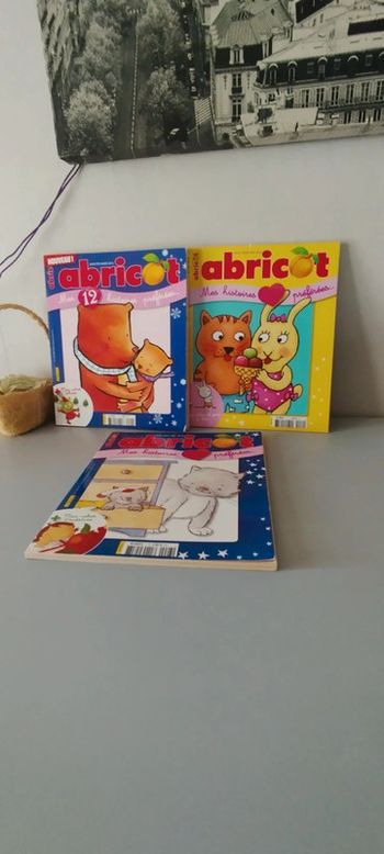 Lot de 3 livres Abricot
