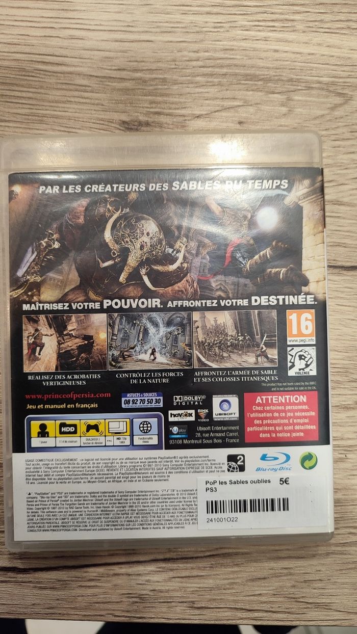 Prince of persia, les sables oubliés ps3 - photo numéro 3