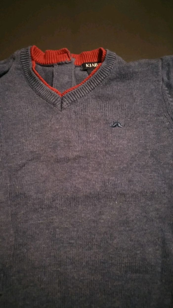 Pull col v kiabi 9 mois - photo numéro 2