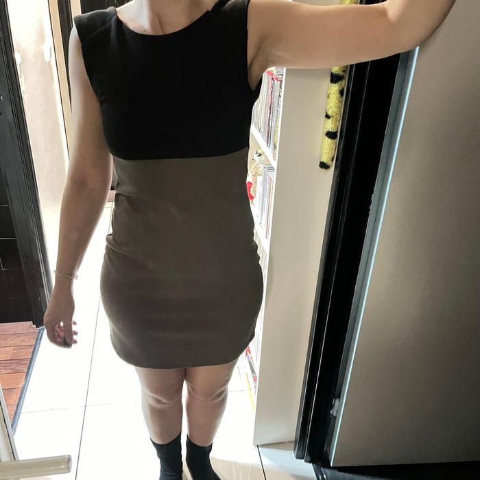Robe manche courte bicolore - photo numéro 9