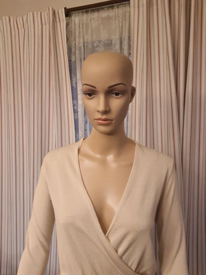 Pull Beige Fracomina taille S - photo numéro 4