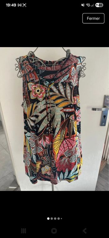 Tunique débardeur grande taille