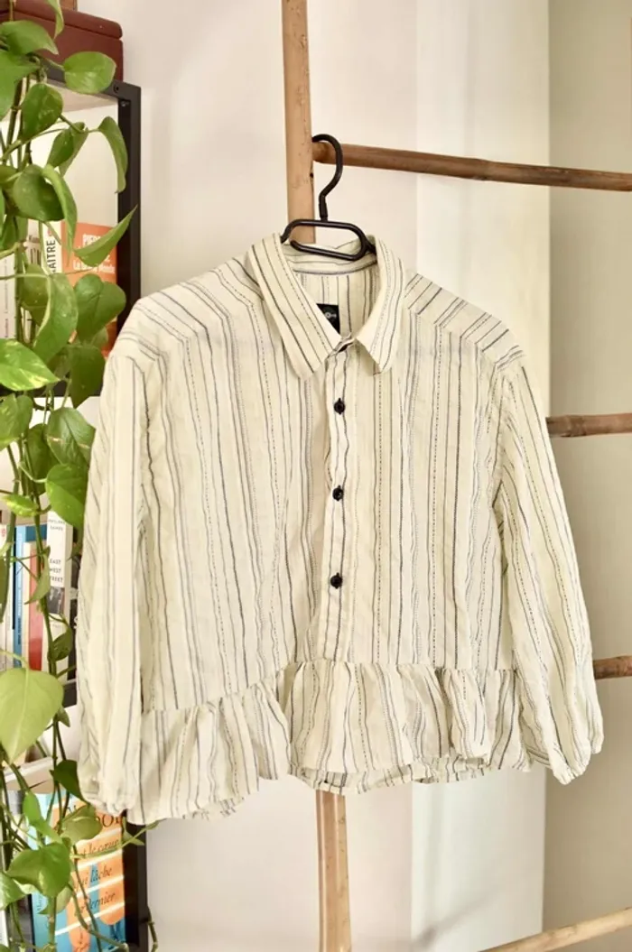 Pièce unique : chemise upcyclée vintage Noid mise en taille 36/38 - photo numéro 5