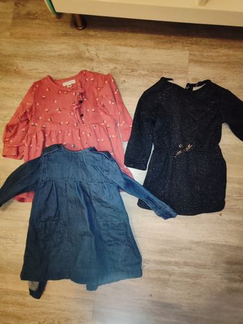Lot robes 12 mois