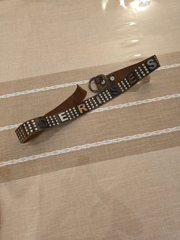 Ceinture cuir marron Le Temps des Cerises 🍒