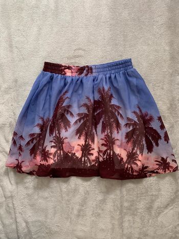 Jupe avec motifs palmiers