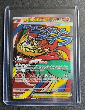 Carte pokémon méga-brutalibré ex MA ASC 268/217 ME2.5 héros transcendants FR