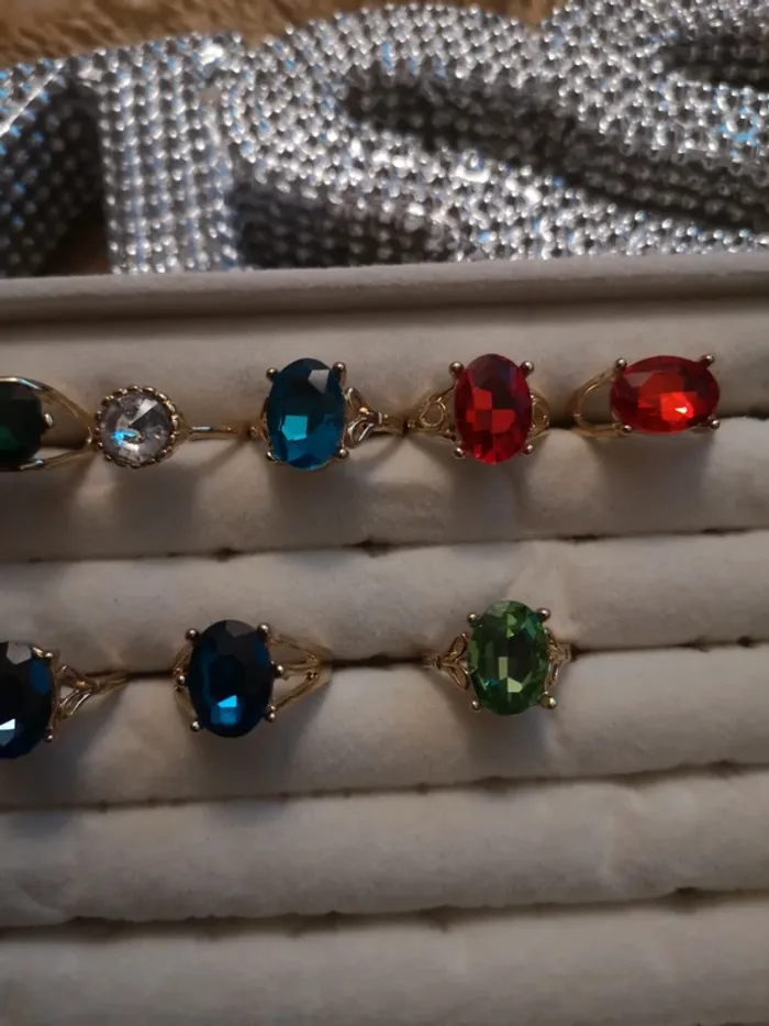 Lot de 9 bague - photo numéro 3