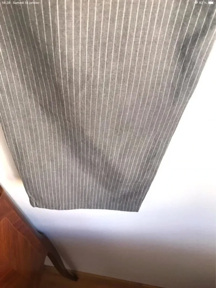 Pantalon pour homme Digel gris à rayures blanches taille 42/44 - photo numéro 11