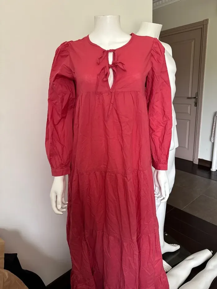 Robe longue femme mango