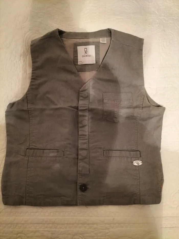 Ensemble chemise + petit gilet - 10 ans - photo numéro 2