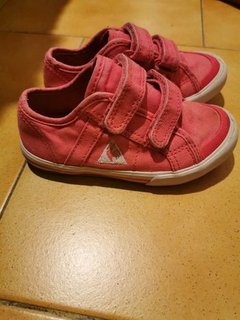 Chaussures en toile coq sportif fushia 25