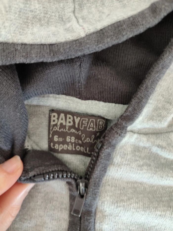 Gilet gris tao - photo numéro 2