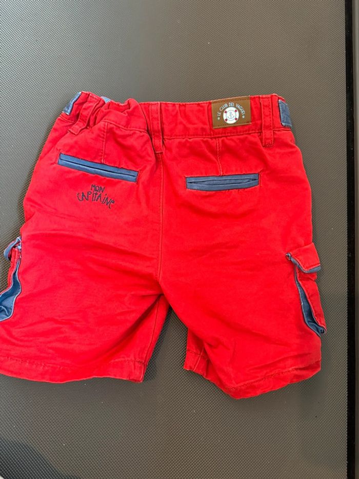 Short rouge garçon 3 ans Sergent Major - photo numéro 3