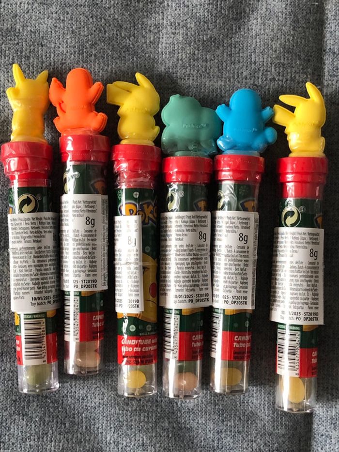 Jeu de 6 Tampons encre Pokemon Pikachu - photo numéro 3