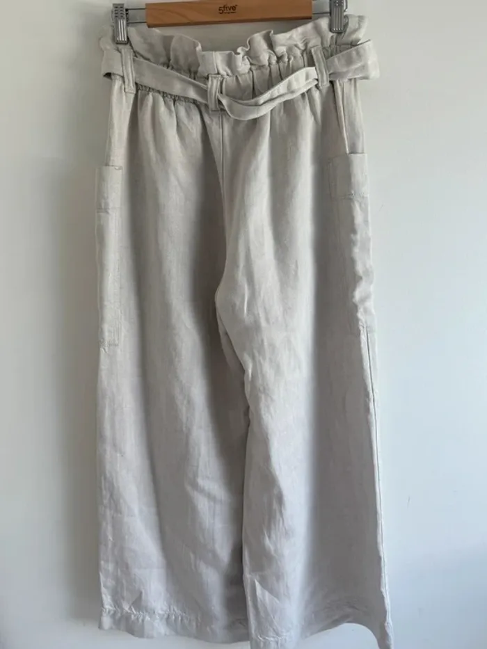 Pantalon écru Samsoe Samsoe - photo numéro 2
