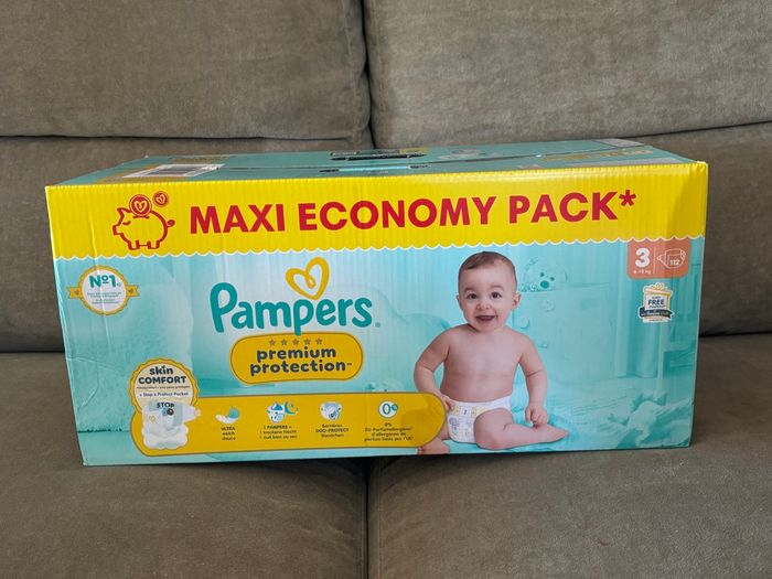Couches Pampers Premium Protection - Taille 3