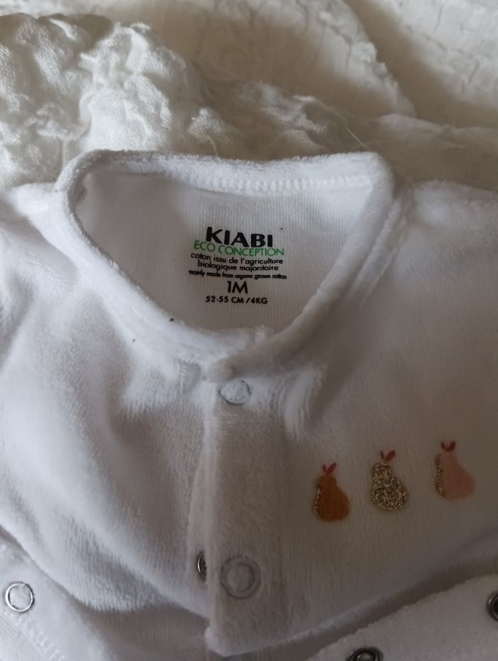 Pyjama bébé velours d'éponge - photo numéro 3