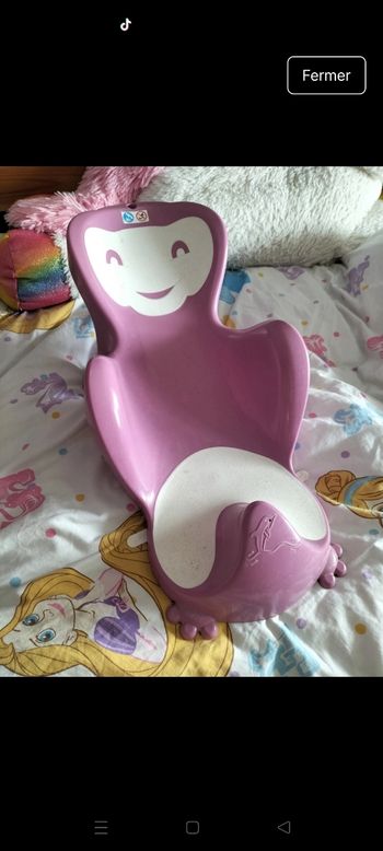 Siège bébé pour le bain