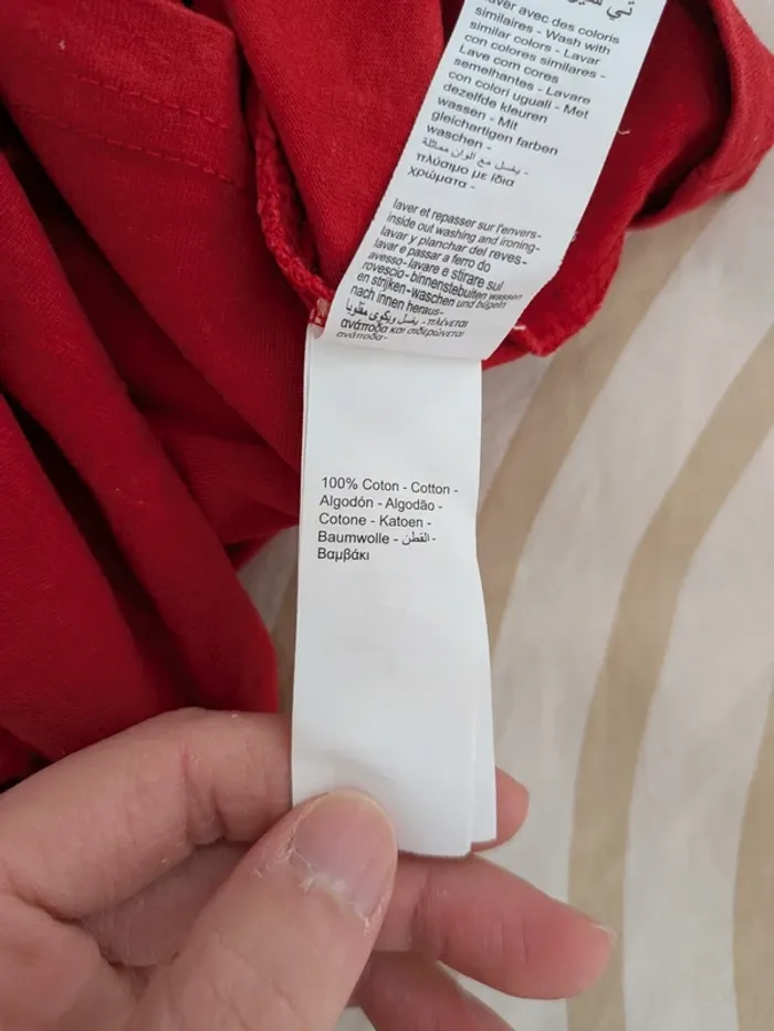 T-shirt Manches Longues Rouge - Orchestra - 2 Ans (92 cm) - 100% Coton - photo numéro 4