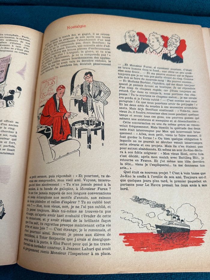 Livre cahier ancien Pension Furax Roger Roux Pierre Probst éditions du puits Pelu album - photo numéro 12