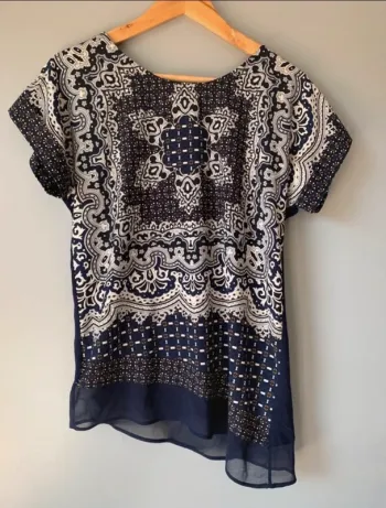 T-shirt tunique manches courtes