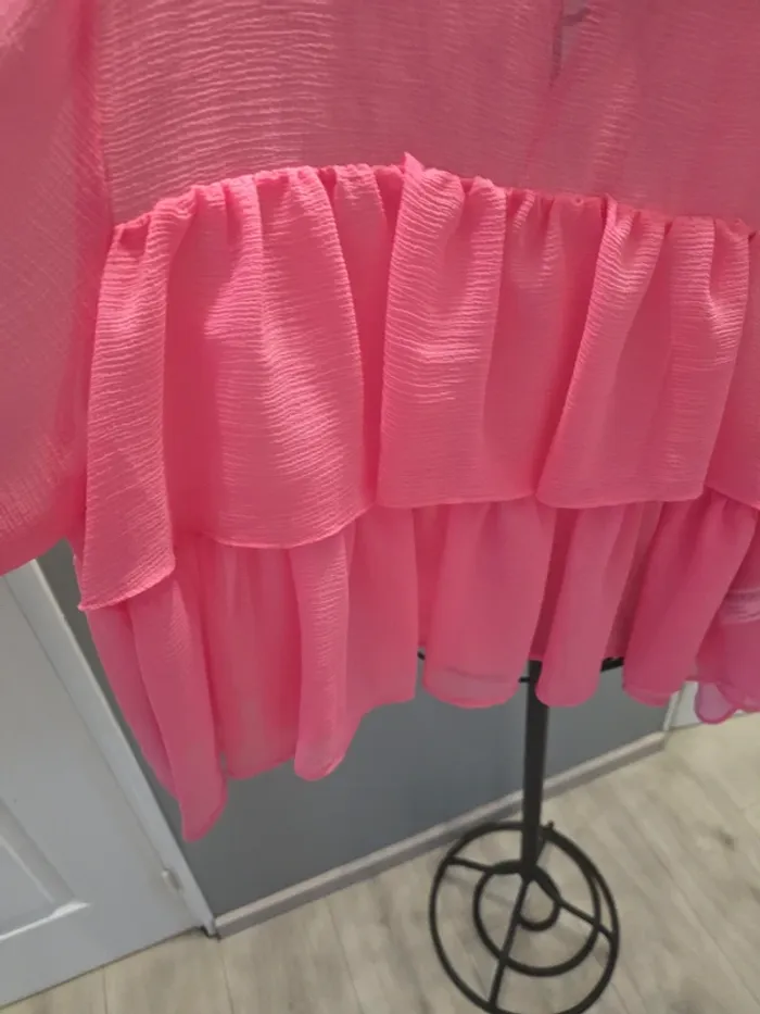 Blouse à volants Zara - photo numéro 4