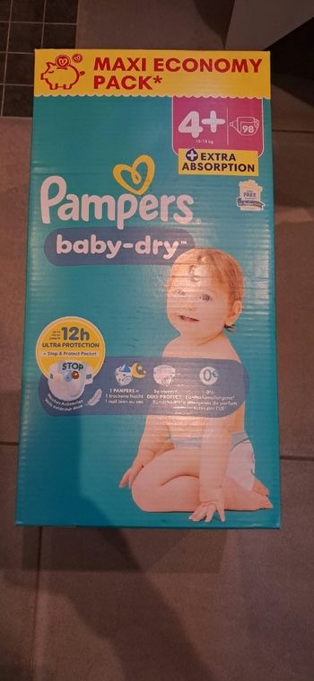 Pampers taille 4+