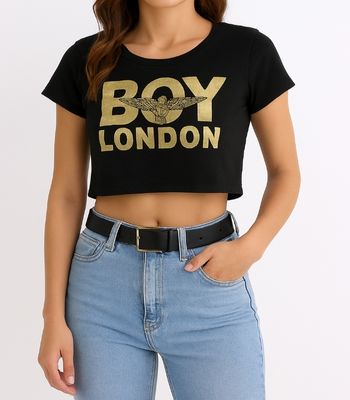 Top imprimé court femme Taille unique 