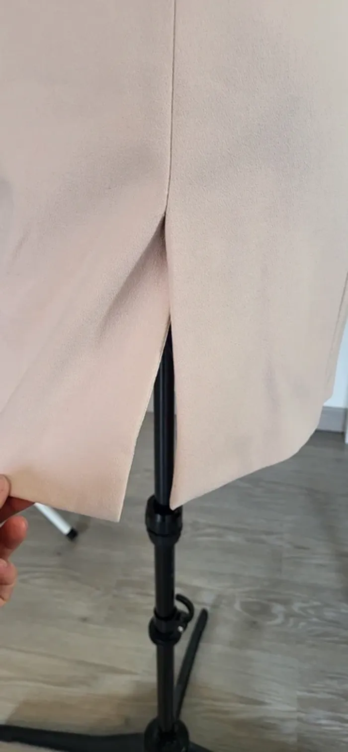 Veste / blazer cintrée rose pale 36 - photo numéro 6