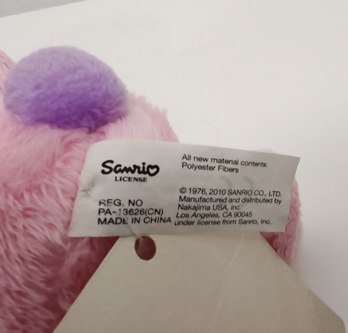 Peluche Hello Kitty Lapin rose 2010 Sanrio - photo numéro 4