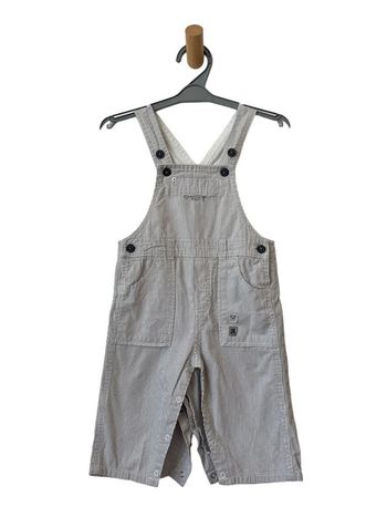 Salopette légère rayée gris et blanc - Sergent Major 12 mois (74cm)
