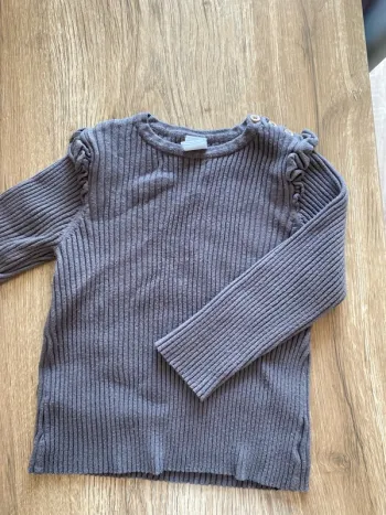 T-shirt chaud manche longue taille 1/2 ans