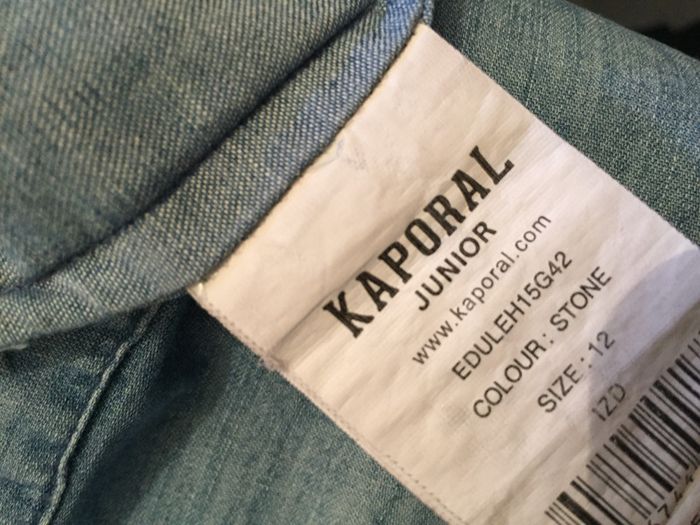 Superbe chemise fille Kaporal 12 ans jeans souple - photo numéro 6