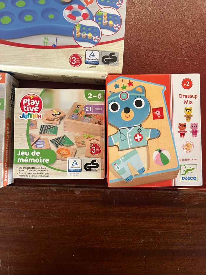 Lot de jeux 1er âge en bois - photo numéro 4