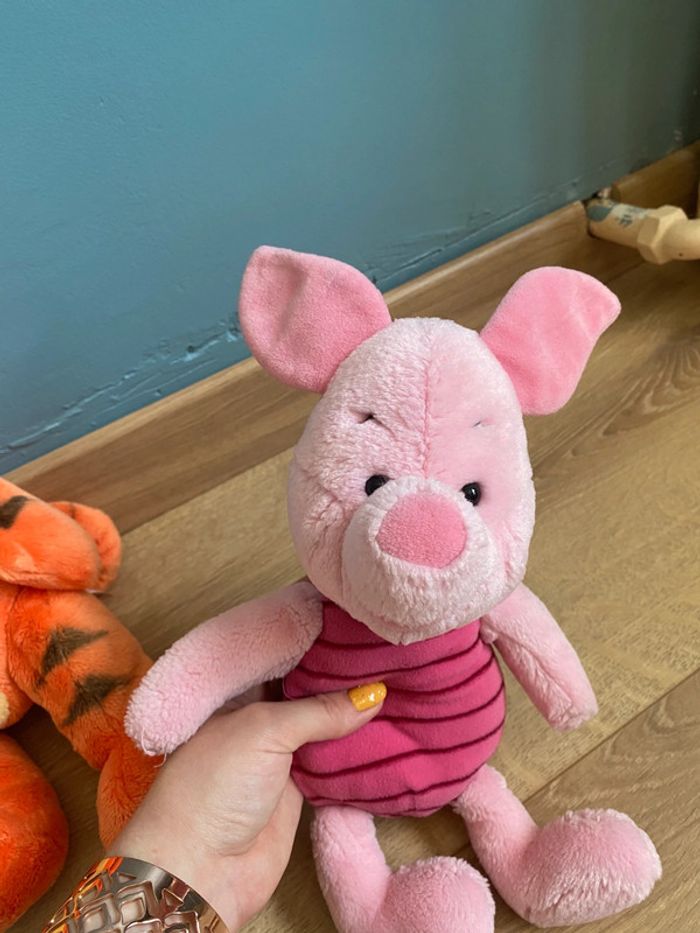 Lot de 3 peluches Disney Winnie l’ourson bourriquet tigrou porcinet - photo numéro 3