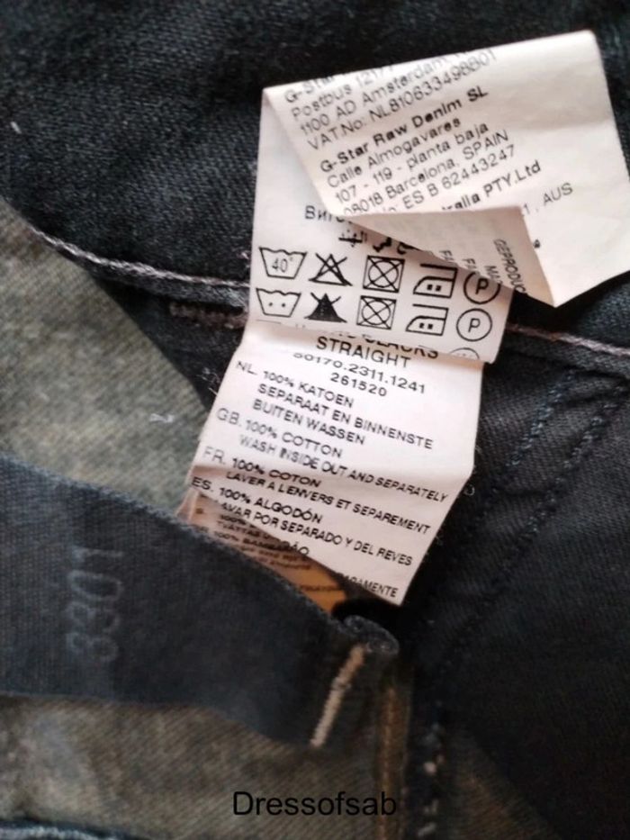 Jean G-Star Vintage Homme W32 L32 - photo numéro 11