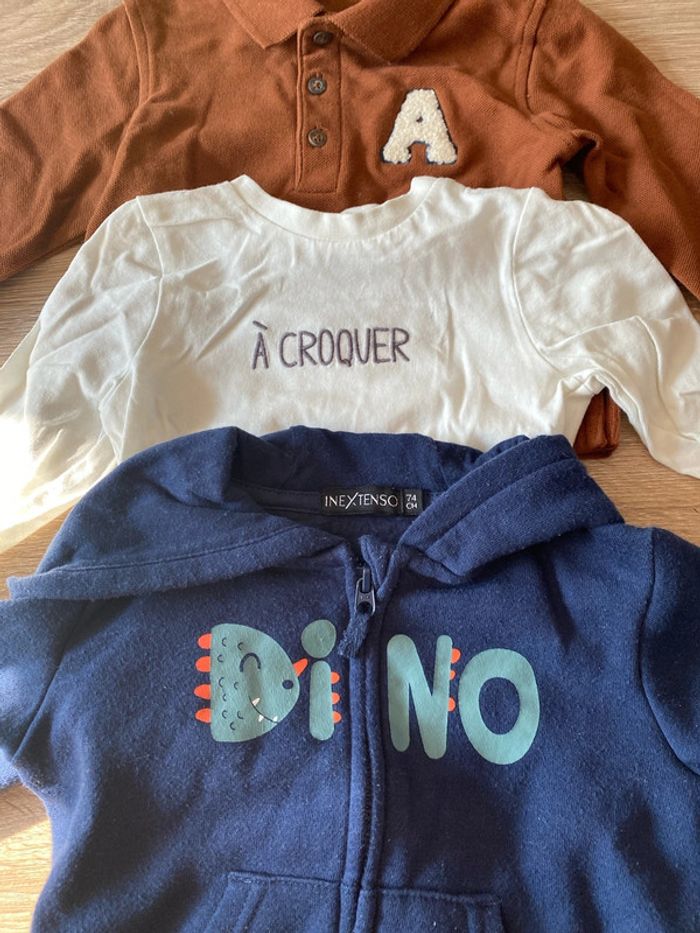 Lot vêtements bébé garçon 9 mois verbaudet - photo numéro 2