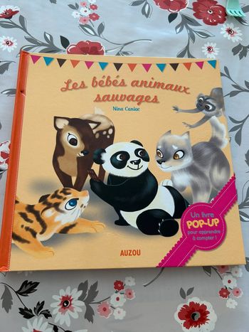 Un livre pop up pour apprendre à compter « les bébés animaux sauvages «