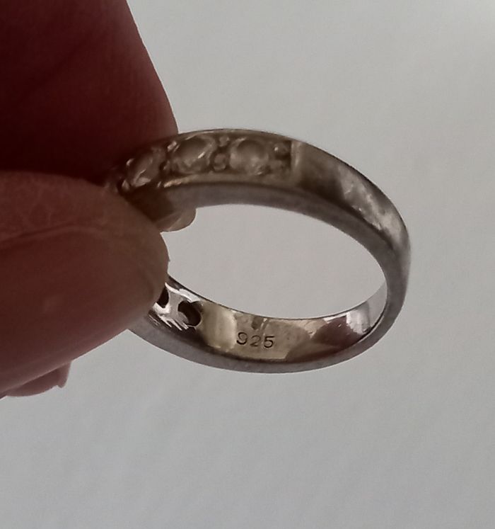 Bague argent zirco blanc - photo numéro 3