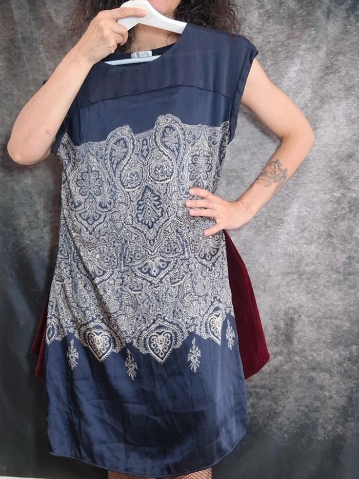 Robe effet satin