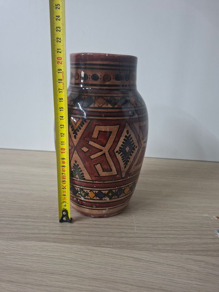Ancien vase  oriental - Signé Safi - photo numéro 5